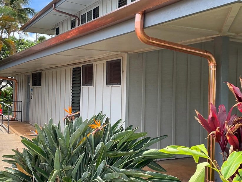 ProBuilt Hawaii - Kauai Copper Gutters Installer