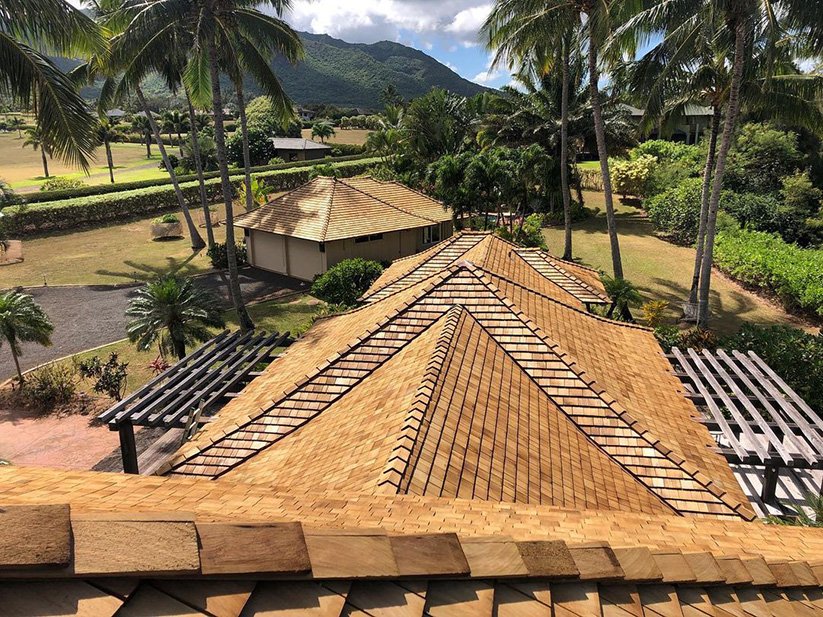 ProBuilt Hawaii Kauai Cedar Roof Contractor